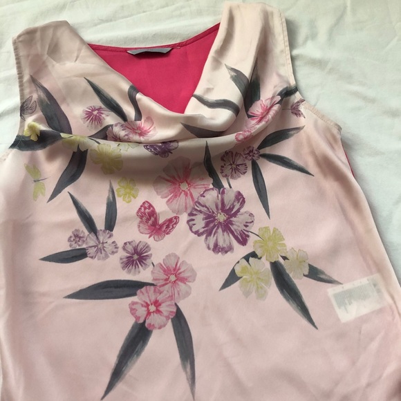 Floral Cowl Neck Tank - Picture 3 of 5